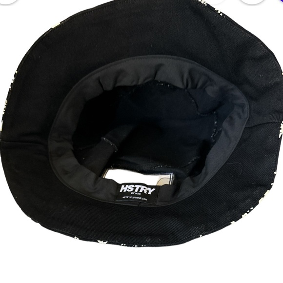 HSTRY by NAS “New York City to the World” Blk Cargo Bucket Hat Paisley Print - Picture 5 of 5